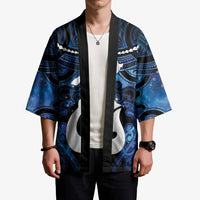 Personalized Maori Matariki Hei Matau Kimono Maori Kowhaiwhai Pattern Galaxy LT01 - Polynesian Pride