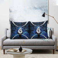 Maori Matariki Hei Matau Pillow Cover Maori Kowhaiwhai Pattern Galaxy LT01 - Polynesian Pride