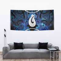 Maori Matariki Hei Matau Tapestry Maori Kowhaiwhai Pattern Galaxy LT01 - Polynesian Pride