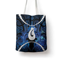 Maori Matariki Hei Matau Tote Bag Maori Kowhaiwhai Pattern Galaxy LT01 - Polynesian Pride