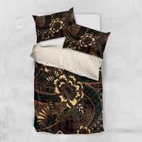 Indonesian Batik Pattern Vintage Brown Bedding Set