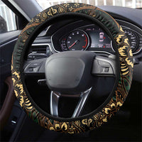 Indonesian Batik Pattern Vintage Brown Steering Wheel Cover LT01 - Polynesian Pride