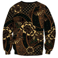 Indonesian Batik Pattern Vintage Brown Sweatshirt LT01 - Polynesian Pride