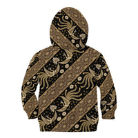 Indonesia Batik Pattern Kid Hoodie Gold Version