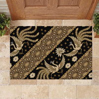Indonesia Batik Pattern Rubber Doormat Gold Version