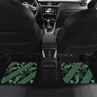 Indonesia Batik Pattern Car Mats Green Version
