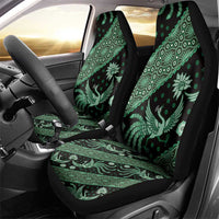Indonesia Batik Pattern Car Seat Cover Green Version