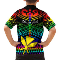 Personalised Hawaii Hawaiian Shirt Kanaka Maoli Kakau 2023 National Coming Out Day LT01 - Polynesian Pride