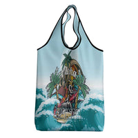 Aloha Hawaii Skeleton Grocery Bag Tropical Summer Vibe LT01 - Polynesian Pride