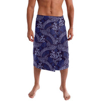 Deep Blue Monstera Lavalava Polynesian Tribal Pattern - Polynesian Pride