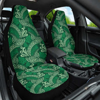 Forest Green Monstera Car Seat Cover Polynesian Tribal Pattern LT01 One Size Green - Polynesian Pride