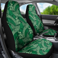 Forest Green Monstera Car Seat Cover Polynesian Tribal Pattern LT01 - Polynesian Pride