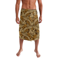 Brown Gold Monstera Lavalava Polynesian Tribal Pattern - Polynesian Pride