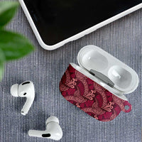 Sweet Pink Monstera AirPods Case Polynesian Tribal Pattern LT01 - Polynesian Pride