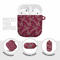 Sweet Pink Monstera AirPods Case Polynesian Tribal Pattern LT01 - Polynesian Pride