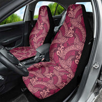 Sweet Pink Monstera Car Seat Cover Polynesian Tribal Pattern LT01 - Polynesian Pride