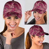 Sweet Pink Monstera Classic Cap Polynesian Tribal Pattern LT01 - Polynesian Pride
