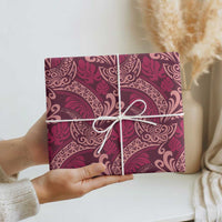 Sweet Pink Monstera Wrapping Paper Polynesian Tribal Pattern LT01 - Polynesian Pride