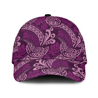 Royal Purple Monstera Classic Cap Polynesian Tribal Pattern LT01 Universal Fit Purple - Polynesian Pride
