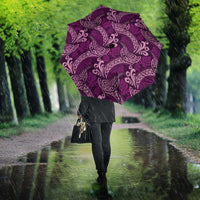 Royal Purple Monstera Umbrella Polynesian Tribal Pattern LT01 - Polynesian Pride
