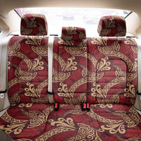 Luxury Red Monstera Back Car Seat Cover Polynesian Tribal Pattern LT01 - Polynesian Pride