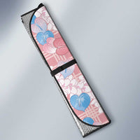 Anthurium Plumeria Lei Pastel Auto Sun Shade Pink Hawaiian Splendid Palaka LT01 - Polynesian Pride