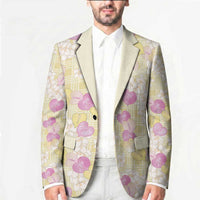 Anthurium Plumeria Lei Pastel Blazer Yellow Hawaiian Splendid Palaka LT01 - Polynesian Pride