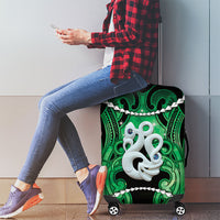 Maori Matariki Manaia Kakariki Luggage Cover Maori Kowhaiwhai Pattern Galaxy LT01 - Polynesian Pride