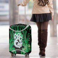 Maori Matariki Manaia Kakariki Luggage Cover Maori Kowhaiwhai Pattern Galaxy LT01 - Polynesian Pride