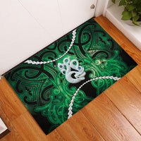Maori Matariki Manaia Kakariki Rubber Doormat Maori Kowhaiwhai Pattern Galaxy LT01 - Polynesian Pride