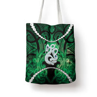 Maori Matariki Manaia Kakariki Tote Bag Maori Kowhaiwhai Pattern Galaxy LT01 - Polynesian Pride