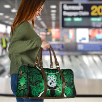Maori Matariki Manaia Kakariki Travel Bag Maori Kowhaiwhai Pattern Galaxy LT01 - Polynesian Pride