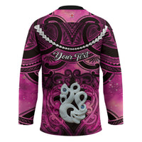 Personalised Maori Matariki Manaia Mawhero Hockey Jersey Maori Kowhaiwhai Pattern Galaxy LT01 - Polynesian Pride