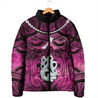 Personalised Maori Matariki Manaia Mawhero Padded Jacket Maori Kowhaiwhai Pattern Galaxy LT01 - Polynesian Pride