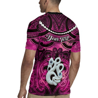 Personalised Maori Matariki Manaia Mawhero Rugby Jersey Maori Kowhaiwhai Pattern Galaxy LT01 - Polynesian Pride
