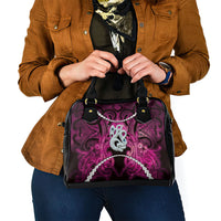 Maori Matariki Manaia Mawhero Shoulder Handbag Maori Kowhaiwhai Pattern Galaxy LT01 - Polynesian Pride