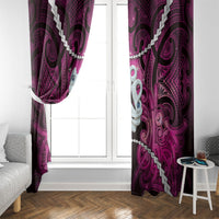Maori Matariki Manaia Mawhero Window Curtain Maori Kowhaiwhai Pattern Galaxy