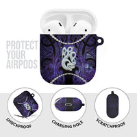 Maori Matariki Manaia Waiporoporo AirPods Case Maori Kowhaiwhai Pattern Galaxy LT01 - Polynesian Pride