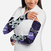 Personalised Maori Matariki Manaia Waiporoporo Arm Sleeves Maori Kowhaiwhai Pattern Galaxy LT01 - Polynesian Pride
