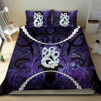 Maori Matariki Manaia Waiporoporo Bedding Set Maori Kowhaiwhai Pattern Galaxy LT01 - Polynesian Pride