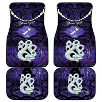 Personalised Maori Matariki Manaia Waiporoporo Car Mats Maori Kowhaiwhai Pattern Galaxy LT01 - Polynesian Pride