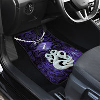 Personalised Maori Matariki Manaia Waiporoporo Car Mats Maori Kowhaiwhai Pattern Galaxy LT01 - Polynesian Pride