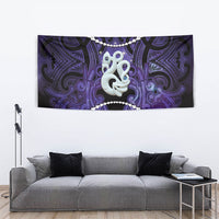 Maori Matariki Manaia Waiporoporo Tapestry Maori Kowhaiwhai Pattern Galaxy LT01 - Polynesian Pride