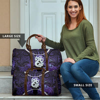 Maori Matariki Manaia Waiporoporo Travel Bag Maori Kowhaiwhai Pattern Galaxy LT01 - Polynesian Pride