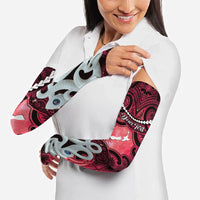 Personalised Maori Matariki Manaia Whero Arm Sleeves Maori Kowhaiwhai Pattern Galaxy LT01 - Polynesian Pride