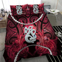 Maori Matariki Manaia Whero Bedding Set Maori Kowhaiwhai Pattern Galaxy LT01 - Polynesian Pride
