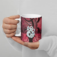 Personalised Maori Matariki Manaia Whero Ceramic Mug Maori Kowhaiwhai Pattern Galaxy LT01 - Polynesian Pride
