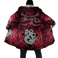 Personalised Maori Matariki Manaia Whero Cloak Maori Kowhaiwhai Pattern Galaxy LT01 - Polynesian Pride
