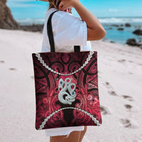 Maori Matariki Manaia Whero Tote Bag Maori Kowhaiwhai Pattern Galaxy LT01 - Polynesian Pride