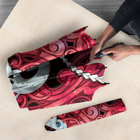 Maori Matariki Manaia Whero Umbrella Maori Kowhaiwhai Pattern Galaxy LT01 - Polynesian Pride